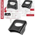 Black Bakelite 70mm Side‑Pan Handle for Pressure Cooker & Steamer