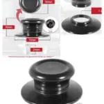 Black Bakelite Pan Lid Knob – Kitchen Cookware Replacement Handle
