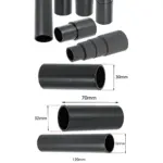 Black & Decker Extractor Adapter 6 pcs 26-38mm for Sander/Planer