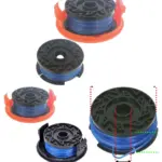 Black & Decker Trimmer Line – 2 Spools 10m x 1.5mm with Protective Cover