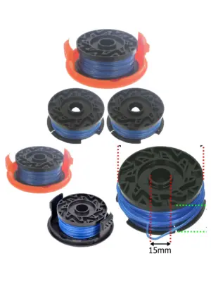 Black & Decker Trimmer Line 3 Spools + Cover 10m 1.5mm GL301-GL570