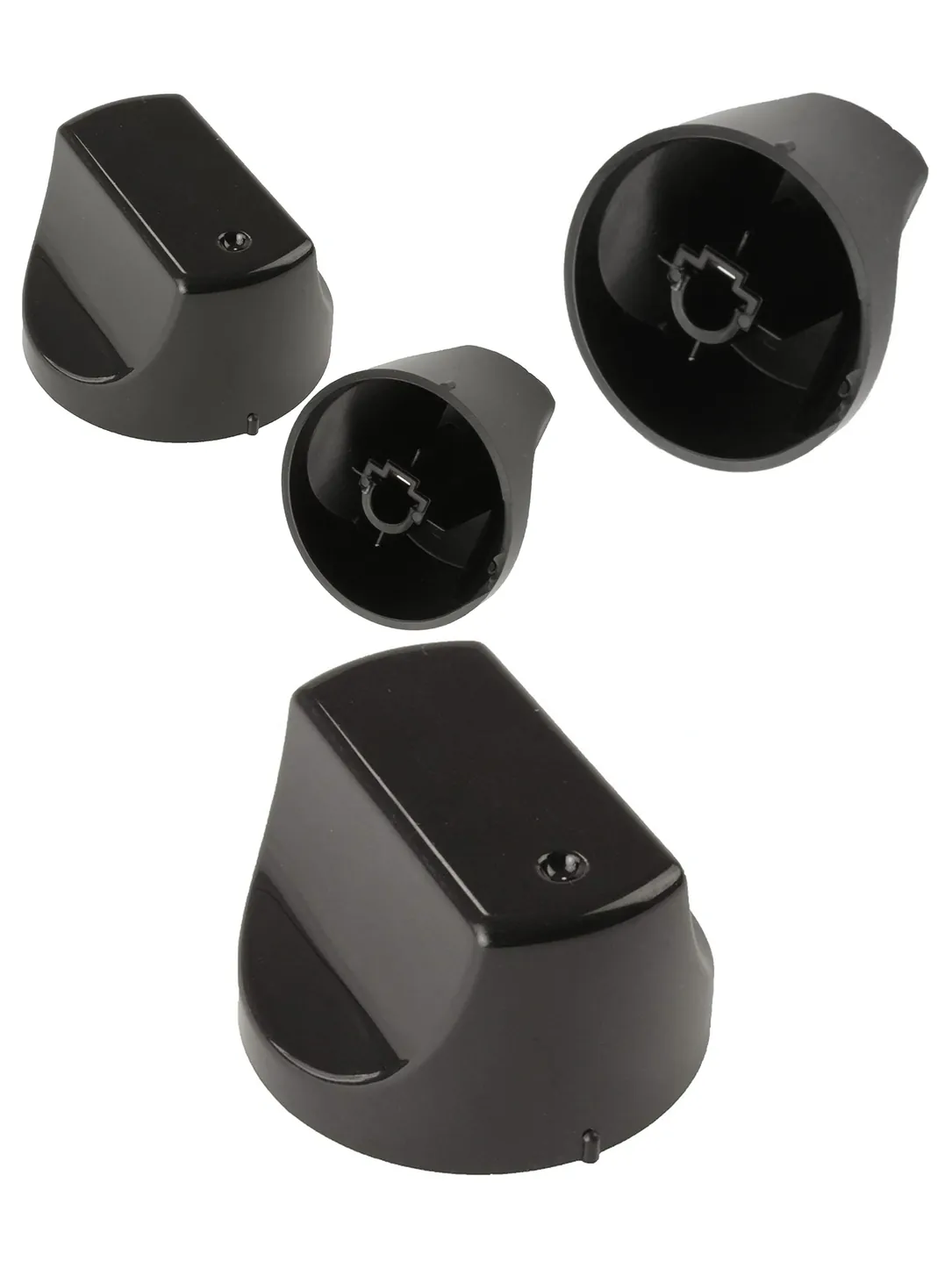Black Hotpoint Oven Control Knobs – 2 Pack Replacement Switches