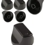 Black Hotpoint Oven Control Knobs - Pack of 4 Replacement Switches