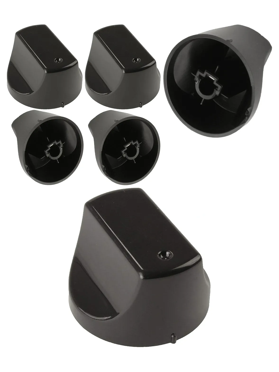Black Hotpoint Oven Control Knobs - Pack of 4 Replacement Switches