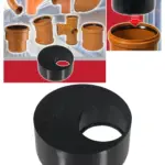 Black PVC Solvent Weld Pipe Reducer 110mm to 56mm for Soil & Waste