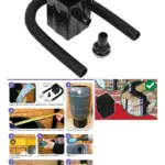Black Rainwater Diverter for 65mm Square & 68mm Round Downpipes