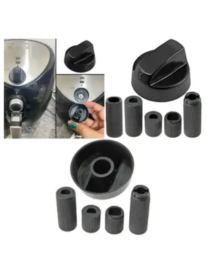 Black Replacement Control Knob for Tower Air Fryer & Multi‑Cooker
