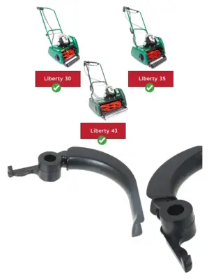 Black Replacement Handle Lever for Allett Liberty 30/35/43 Cylinder Mower
