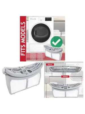 Blomberg Dryer Lint Filter Mesh Screen Cage - Replacement Part 2975680300