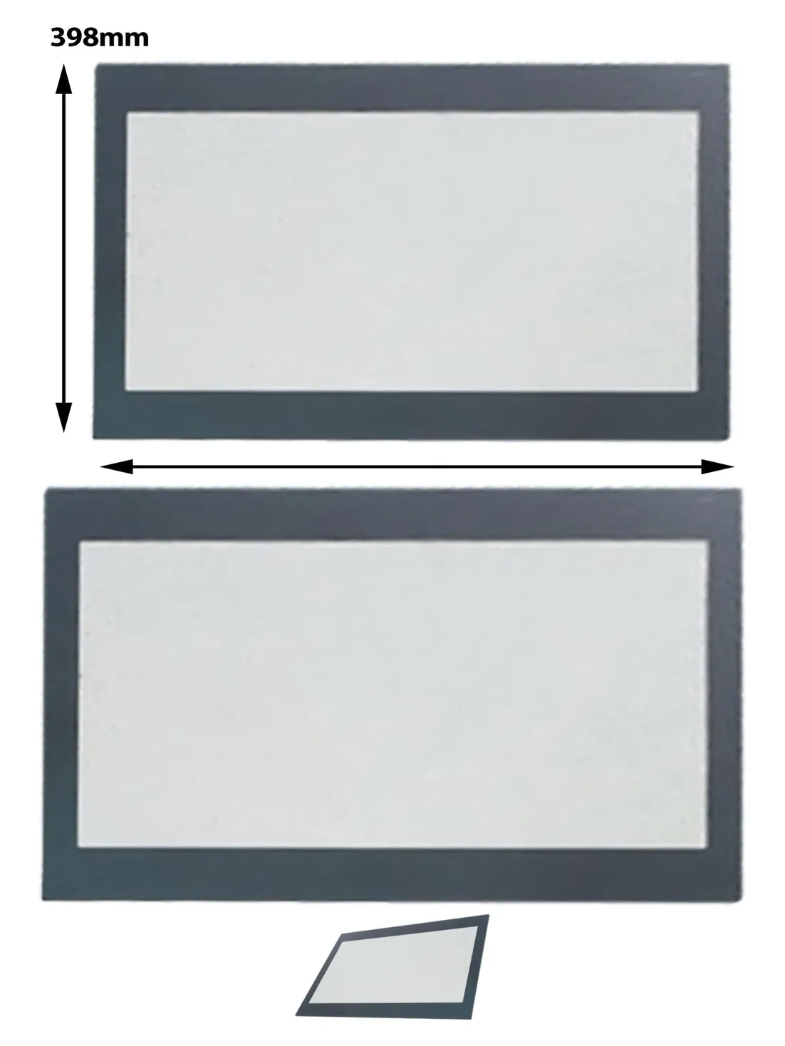 Blomberg Oven Inner Door Glass Panel Replacement 520mm x 398mm