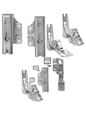 Blomberg Refrigerator Door Hinge Set Integrated Left & Right 3362/3363