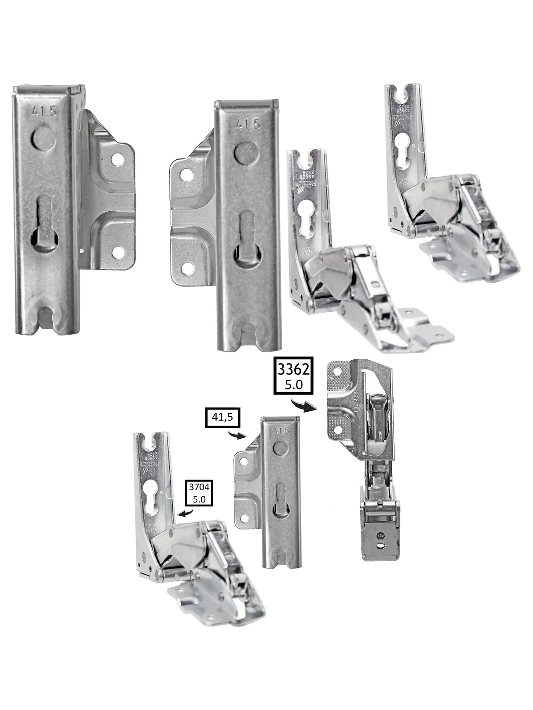 Blomberg Refrigerator Door Hinge Set Integrated Left & Right 3362/3363