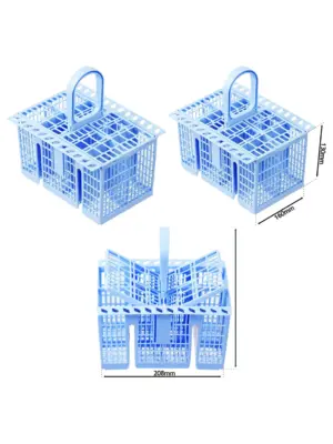 Blue Cutlery Basket Compatible with CATA Dishwashers – 220x208x160mm