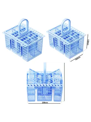 Blue Cutlery Basket for Argos Proaction Dishwasher – 220×208×160mm