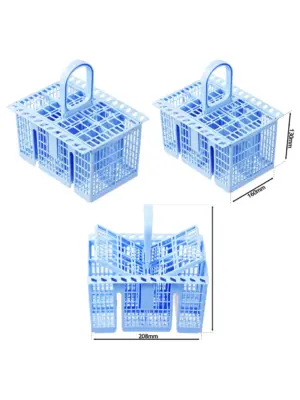 Blue Cutlery Basket for Haier Dishwashers - 220x208x160mm Utensil Tray