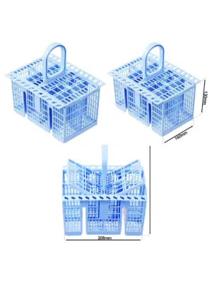 Blue Dishwasher Cutlery Basket for White Knight – 220×208×160 mm