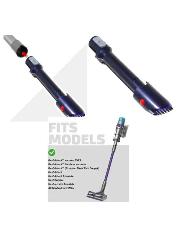 Blue Dyson Gen5 Crevice Tool – Spare Part 973166-02