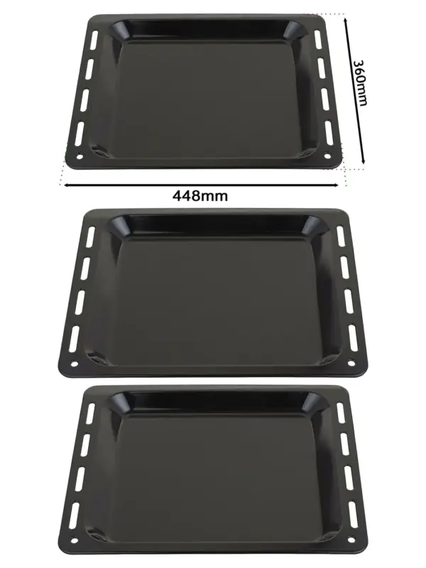 Bompani Spinflo Enamel Baking Tray – Oven Safe, 448×360×25 mm
