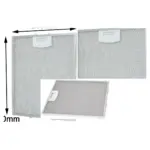 Bosch Cooker Hood Replacement Mesh Filter – 250×310 mm Vent Extractor