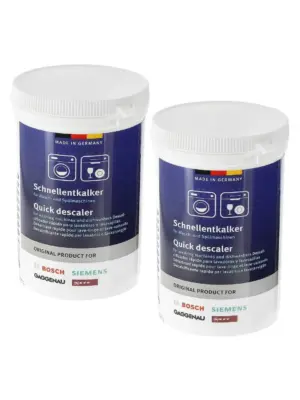 Bosch Descaler 250g (2 Pack) for Washers & Dishwashers – Neff, Siemens