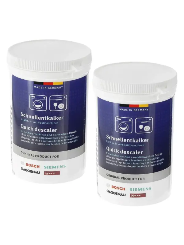 Bosch Descaler 250g (2 Pack) for Washers & Dishwashers – Neff, Siemens