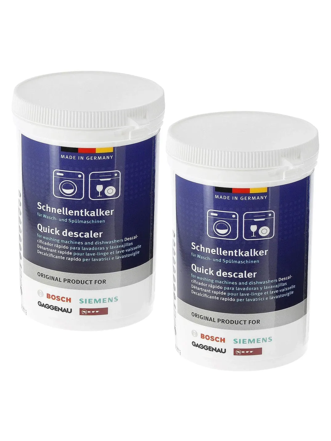 Bosch Descaler 250g (2 Pack) for Washers & Dishwashers – Neff, Siemens
