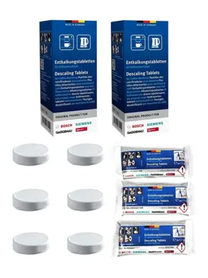 Bosch Descaler Tablets for Russell Hobbs Coffee & Kettle – 12 pcs