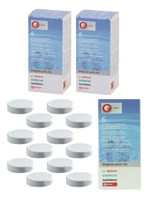 Bosch Descaling Tablets – 12 Pack for Philips Coffee Makers