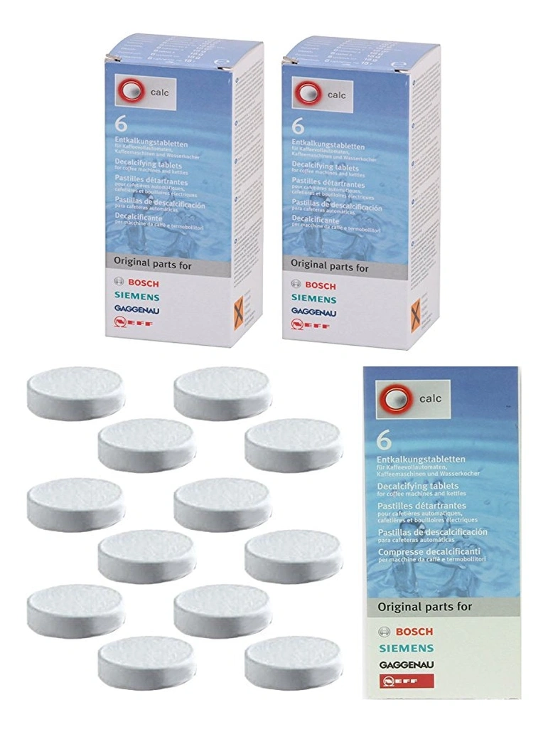 Bosch Descaling Tablets – 12 Pack for Philips Coffee Makers