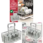 Bosch Dishwasher Cutlery Basket with Removable Handle – 240 mm