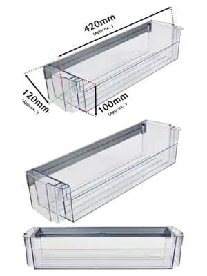 Bosch Fridge Door Bottle Shelf Replacement 420x120x100mm