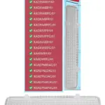 Bosch Fridge Light Cover – Diffuser Panel 19x4cm