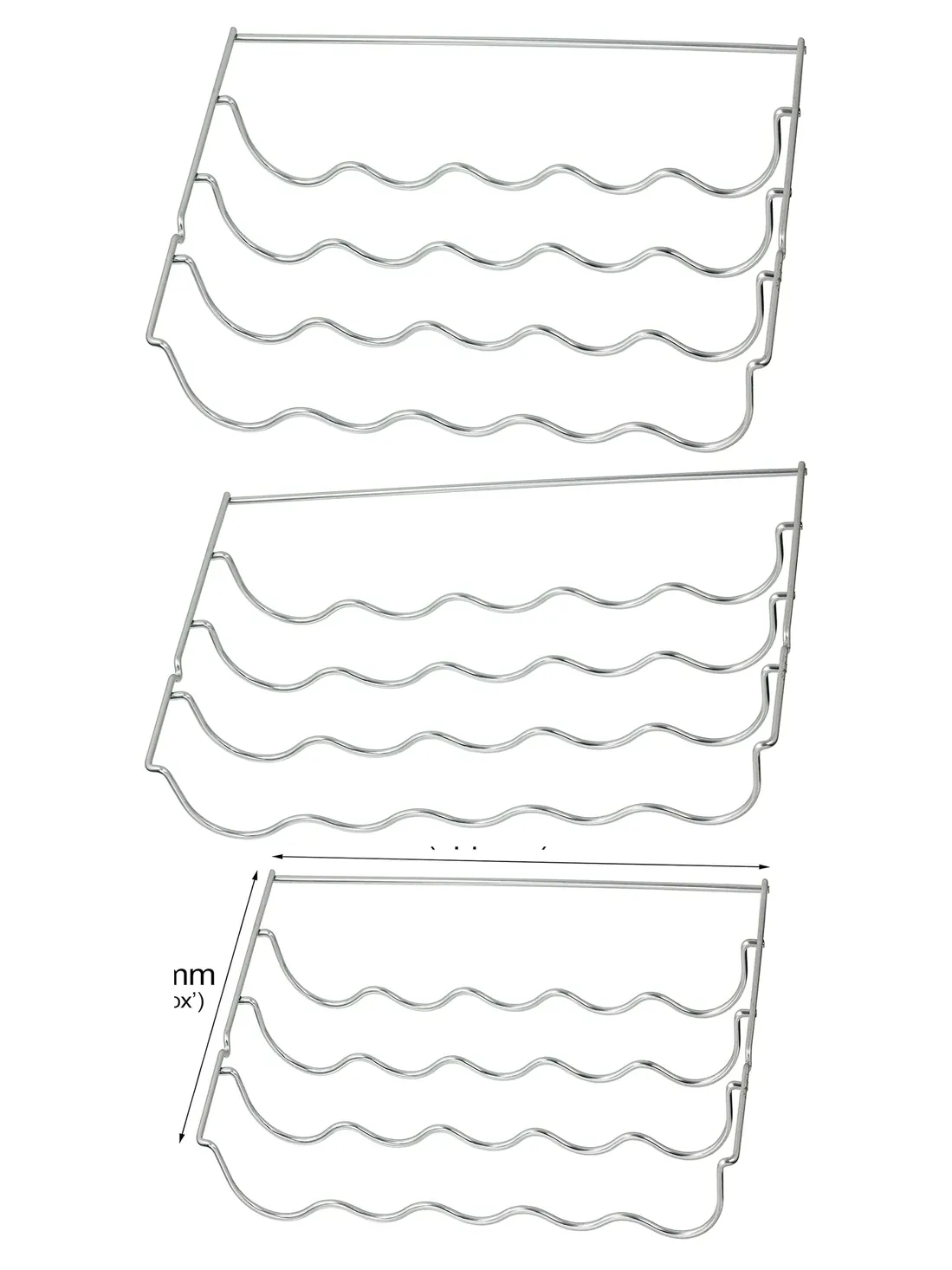 Bosch Fridge Wine Bottle Rack Shelf Insert – 457x290x70mm Wine Storage