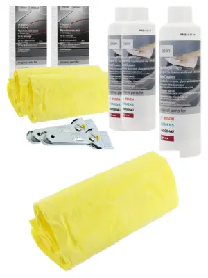 Bosch Glass & Ceramic Hob Cleaner Kit – 2 Pack for Easy Maintenance