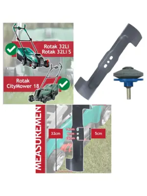 Bosch Rotak 32Li 32cm Metal Replacement Blade with Drill Sharpener