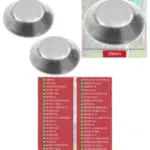 Bosch Rotak Lawn Mower Wheel Caps – 2 Pack, Fits 34‑43