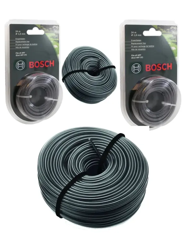 Bosch Strimmer Line Spool Feed 24 m – 1.65 mm, fits ART 23‑36