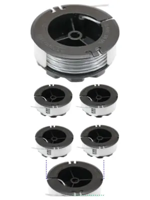 Bosch Universal GrassCut Trimmer Line Spool – 6 m, 4 pcs, 18‑26 mm