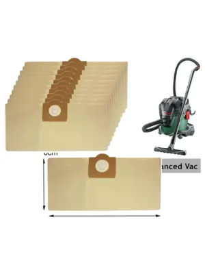 Bosch VAC20 Dust Bag Replacement – Pack of 10