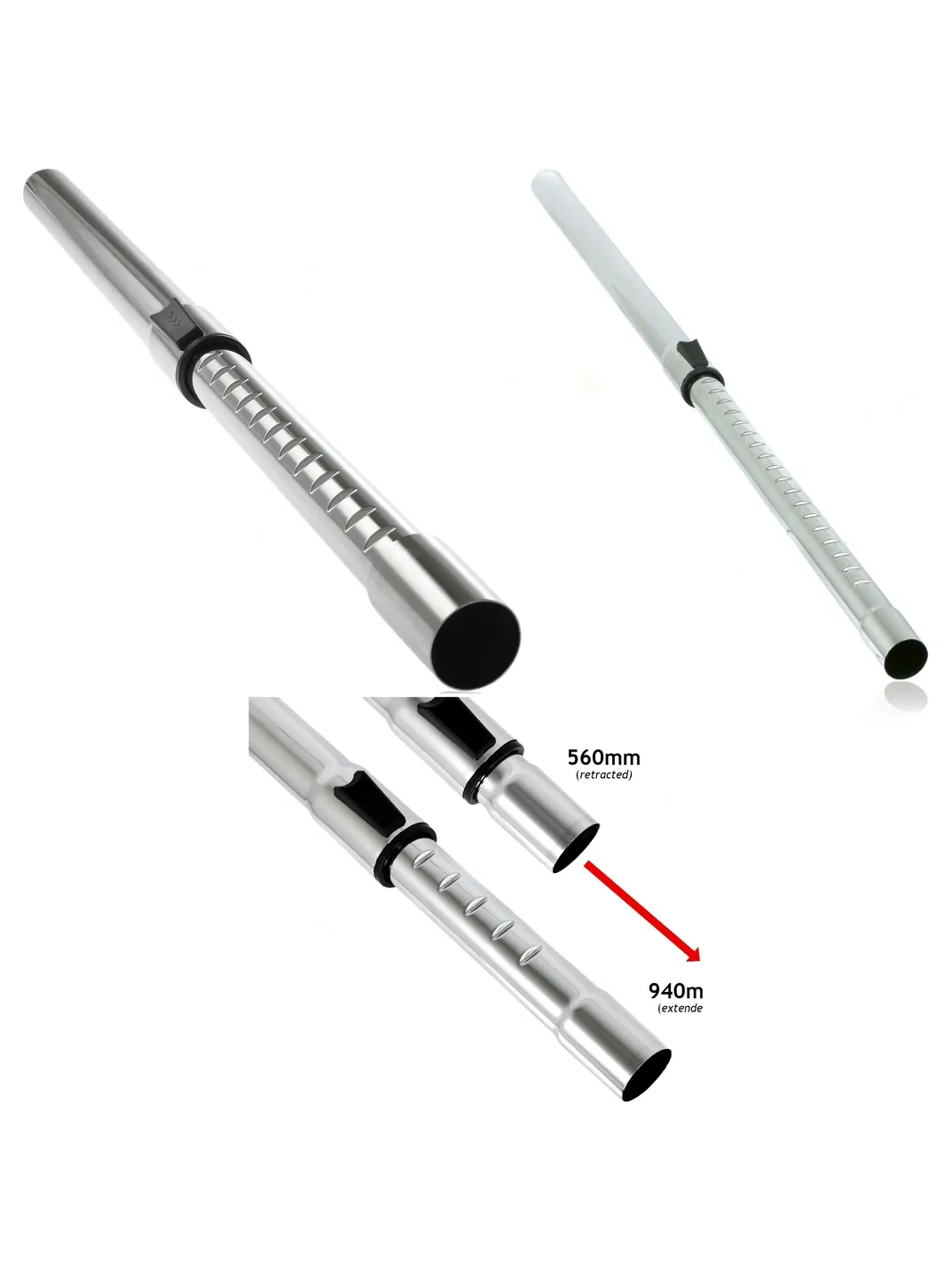 Bosch Vacuum Cleaner Compatible Telescopic Extension Tube 35mm