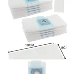 Bosch Vacuum Dust Bags for BSG6 BSG7 GL30, 10 Cloth Bags and 2 Filters