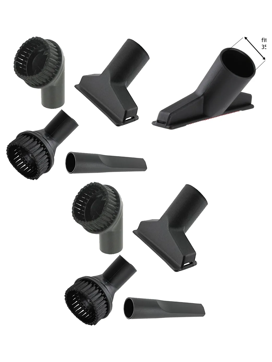 Bosch Vacuum Mini Brush & Nozzle Kit – 35mm Diameter Accessories