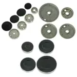 Brandt Gas Burner Crown & Flame Cap Kit – Small to Large