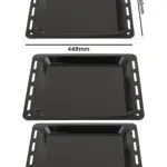 Brandt Oven Enamel Baking Tray – 448×360×25 mm Non‑Stick Pan