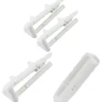 Brandt VY600JU1 Dishwasher Rear Rail Cap Runner – 2 Pack