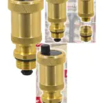 Brass 1/2" Auto Air Vent for Baxi Central Boilers – Check Valve