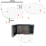 BREVILLÉ 270mm Microwave Grill Turntable Wire Rack Stand