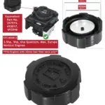 Briggs & Stratton Max Quantum Fuel Tank Cap - Europa/Intek Engine