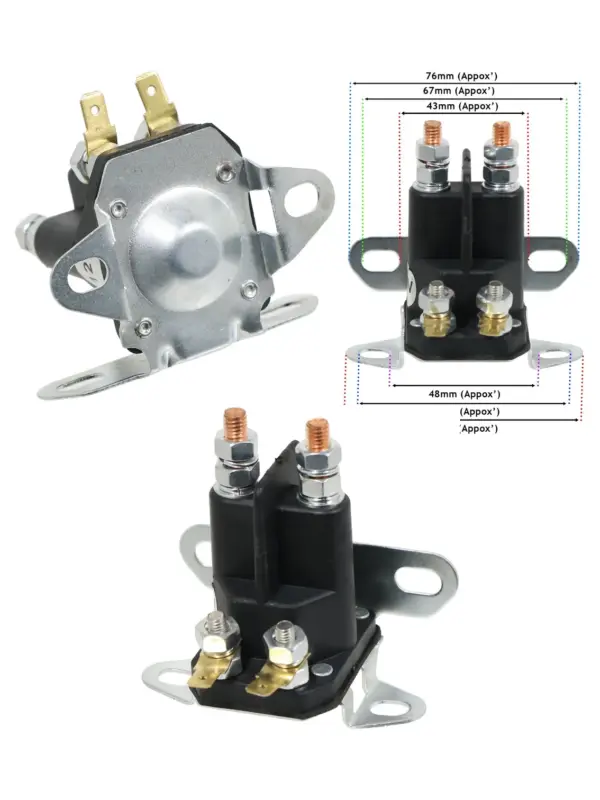 Briggs & Stratton Murray Ride‑On Mower 4‑Pole Solenoid Starter Switch