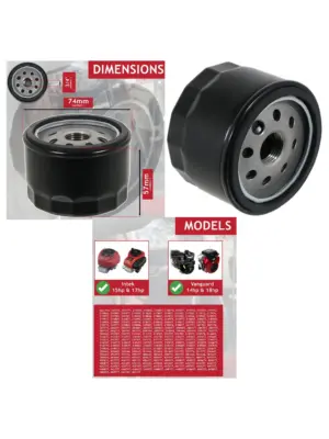Briggs & Stratton Oil Filter 492932/842921 for 14-18HP Lawn Mowers